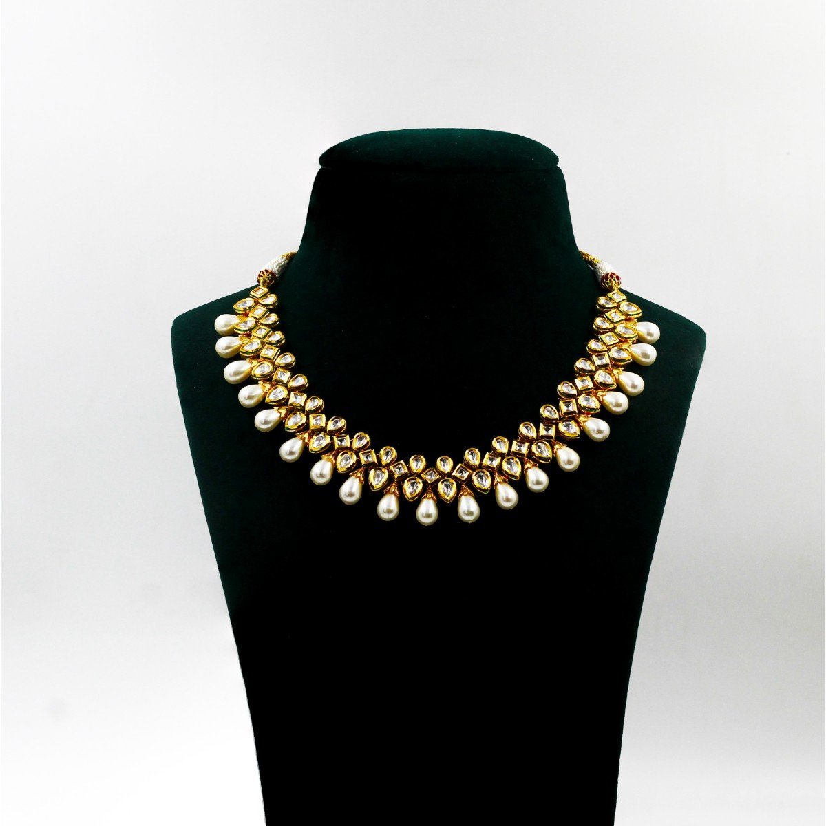 CLASSIC KUNDAN GOLD PLATED NECKLACE SET – Adornia Jewellery